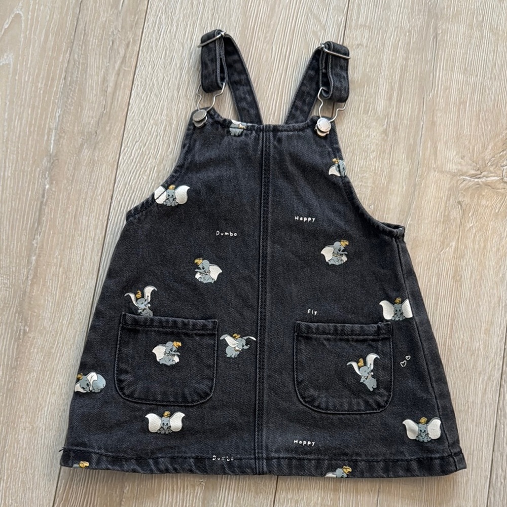 Toddler Disney Dumbo Denim Overall Dress